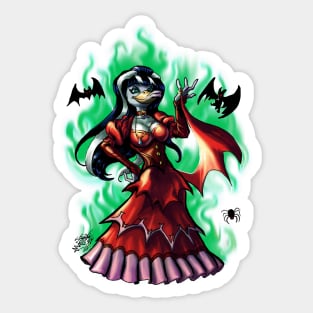 Duck Vampiress Sticker